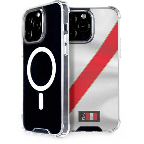 Peru Soccer Flag iPhone 15 Pro Max MagSafe Case